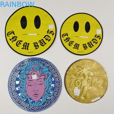 Sacchetti Mylar Irregolari da 3,5g e 7g con Cerniera, Stampa Interna, Alluminio, a Prova di Odore, in Plastica Comestibile