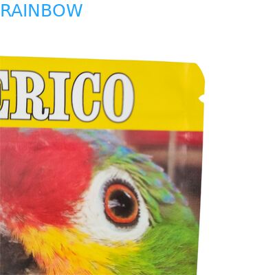 Disegno su misura Chiusura a prova di umidità Chiusura chiusura chiusa trasparente anteriore Foglio di alluminio Retro Sacchetto di plastica Mylar per lo zucchero