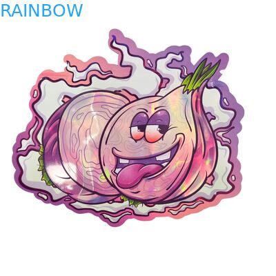 Sacchetti in Mylar Olografici Soft Touch con Zip per Caramelle Erbe Fiori Secchi Gommose Biscotti Zucchero Confezionamento a Prova di Bambino