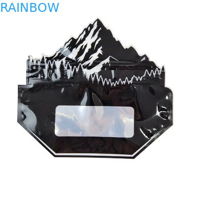 All'interno di sacchetti di mylar stampati per erbe, tabacco, commestibili, caramelle gommose, biscotti, confezioni lucide, termosaldabili, sacchetti di plastica a forma speciale