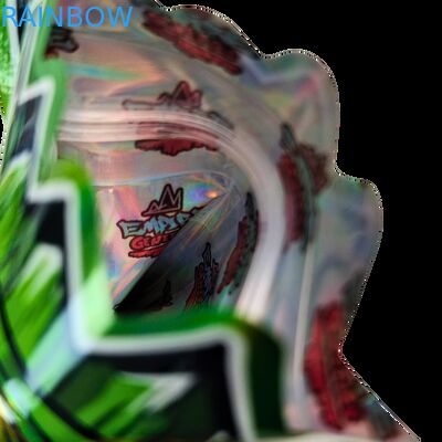 All'interno di sacchetti di mylar stampati per erbe, tabacco, commestibili, caramelle gommose, biscotti, confezioni lucide, termosaldabili, sacchetti di plastica a forma speciale