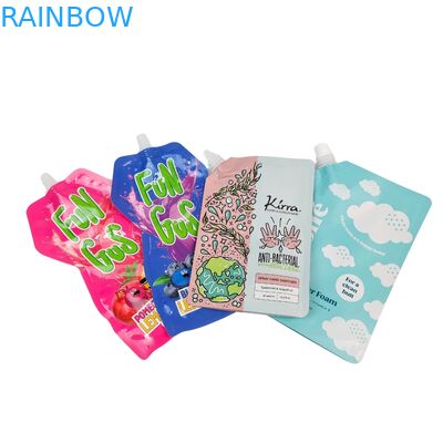 Sacchetto di imballaggio in plastica liquida con bocchetto a spruzzo per bevande cosmetiche