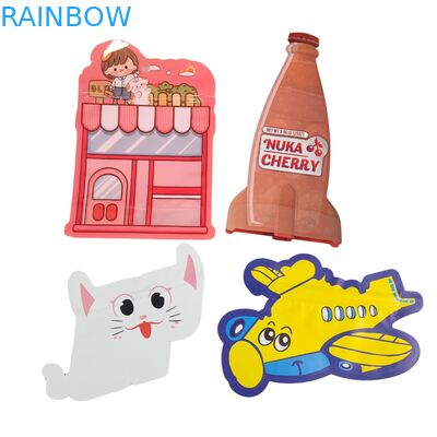 Sacchetti Mylar a prova di bambino da 3,5 g con chiusura a zip irregolare, stampa digitale, PET, per confezioni di biscotti e caramelle gommose commestibili