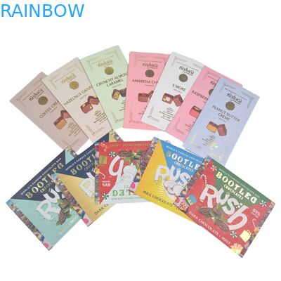 Sacchetto di foglio di alluminio commestibile Sigillo posteriore Piccolo sacchetto di plastica Mylar Avena Cioccolato Energy Bar Cookie Snack Sacchetto di imballaggio per caramelle