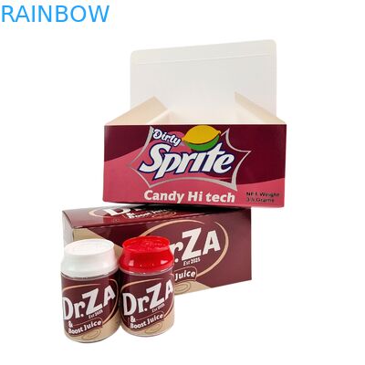 Scatola per alimenti in plastica PET da 3,5 g per caramelle alla soda con coperchio a vite