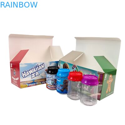 Scatola per alimenti in plastica PET da 3,5 g per caramelle alla soda con coperchio a vite