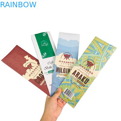 Sacchetto per chicchi di caffè con zip e valvola personalizzato