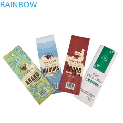 Sacchetto per chicchi di caffè con zip e valvola personalizzato