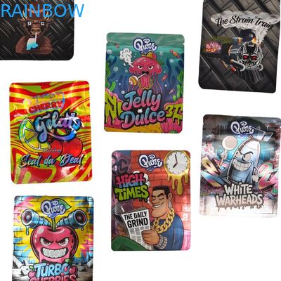 Sacchetti Mylar Richiudibili Personalizzati 3.5g-28g per Confezionamento Alimentare