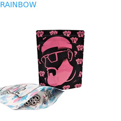 Sacchetti alimentari Mylar a prova di odore ripetibili da 3,5-28 g stampati su misura