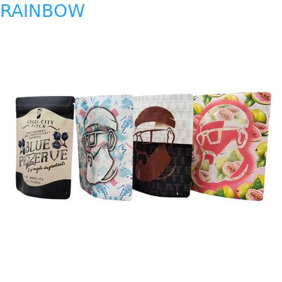 Sacchetti alimentari Mylar a prova di odore ripetibili da 3,5-28 g stampati su misura