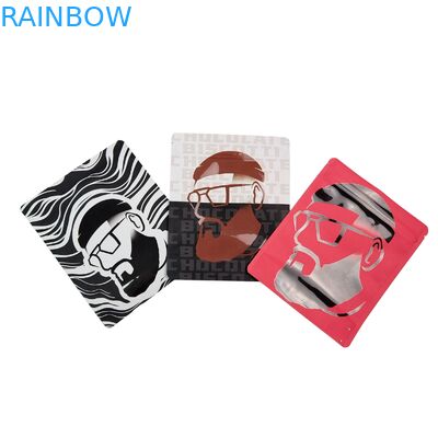 Sigillo termico riutilizzabile 3.5g 1oz sacchetti a cerniera Mylar Stand-up Folietta di alluminio antiodore Cali Food Storage Sacchetti Mylar stampati su misura