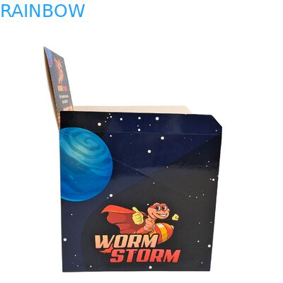 Scatola di carta pieghevole per espositori al dettaglio personalizzati da 3,5 g per confezioni alimentari di cereali, frutta secca, noci e cereali istantanei per la colazione
