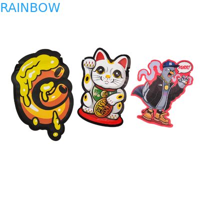 Busta in Mylar olografica a tenuta su 3 lati a prova di bambino, in lamina di alluminio per confezionamento snack