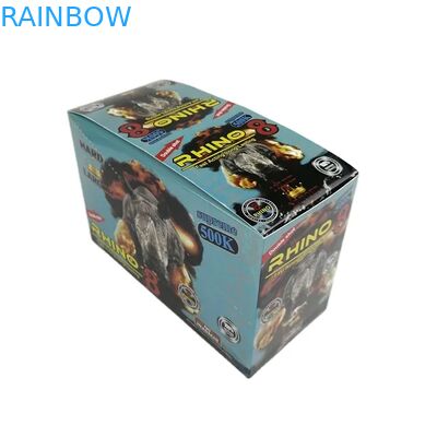Ingrosso Personalizzato Rhino 100k 150k 200k Capsule Integratori Medicine Confezione 3D con Scatola Espositiva in Cartone