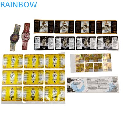 Adesivo Vinyl PVC Paper Sticker Ignifuso UV Hologramma Stampato Logo Personalizzato Packaging Etichette per Scrapbook Paper