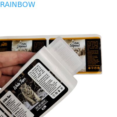 PVC adesivo vinile PVC adesivo di carta impermeabile UV ologramma stampato etichetta adesiva in rotoli etichette di imballaggio