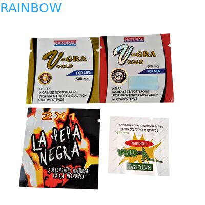 Busta con cerniera in plastica termosaldabile per alimenti con dimensioni personalizzate per pillole, compresse e capsule medicinali