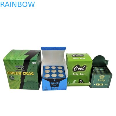 Carta Kraft riciclabile Cartone Kraft Kraft per snack per biscotti Bar energetica Cartone cosmetico Contatore di visualizzazione Imballaggio Spugna