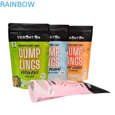 Customized Food Grade Resealable Stand Up Pouch Ziplock Bag for Snack Packaging