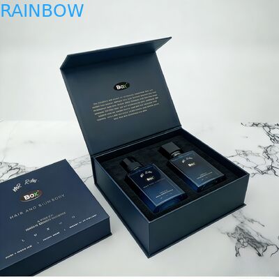 Cartelle cosmetiche di lusso personalizzate all'ingrosso, regalo magnetico, inserto in schiuma EVA, laminazione opaca, materiale biodegradabile per profumi artigianali