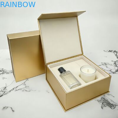 Confezione pieghevole con chiusura magnetica in cartone opaco di lusso con logo personalizzato, biodegradabile, di grandi dimensioni, per l'imballaggio di cosmetici