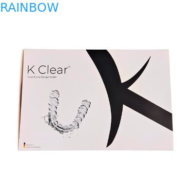 Fabrica taglia personalizzata cartelle biodegradabili carta kraft denti vuoti casse allineatore orologio gioielli regalo scatola magnetica con incisione