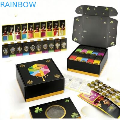 Custom Luxury Recycled Materials Paper Box with Magnetic Closure and Customizable Inserts for Gift Packaging