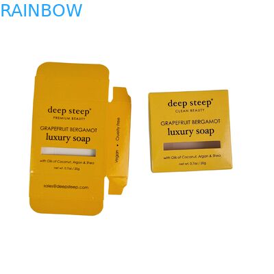 Scatola di imballaggio cosmetico biodegradabile personalizzata con design classico e laminazione lucida