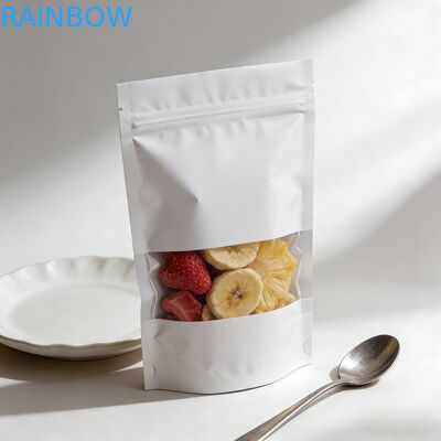 Taschino di carta Kraft a prova di umidità biodegradabile per imballaggi alimentari