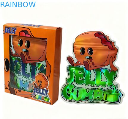 Sacchetti Mylar Richiudibili da 3,5g Personalizzati per Confezioni di Snack Stand Up Pouches