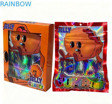 Sacchetti Mylar Richiudibili da 3,5g Personalizzati per Confezioni di Snack Stand Up Pouches