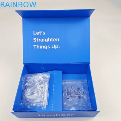 Scatola regalo di lusso personalizzata con chiusura magnetica, scatola di imballaggio resistente con spessore 350 g per gioielli e cosmetici