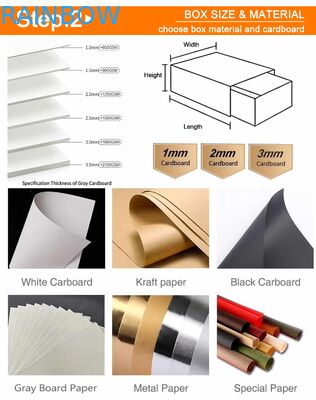 Scatola di carta di dimensioni personalizzate con schermo trasparente e spessore di 350 g per imballaggi alimentari