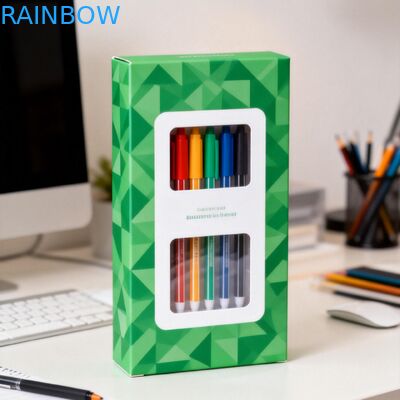 Scatola di carta di dimensioni personalizzate con schermo trasparente e spessore di 350 g per imballaggi alimentari