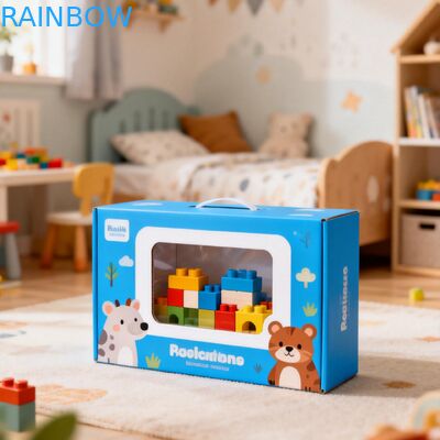 Scatola di carta di dimensioni personalizzate con schermo trasparente e spessore di 350 g per imballaggi alimentari