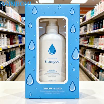 Scatola di carta regalo portatile personalizzata con finestre trasparenti Scatola regalo per feste Caramelle Cookie Donuts Scatola Scatole di carta con manico