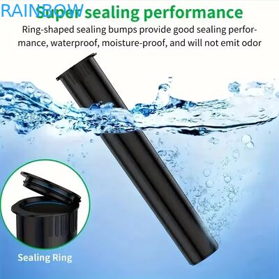 Colori personalizzati 80mm 98mm 109mm 116mm Tubi a prova di bambino Squeeze Pop Tops Tubi di plastica per pre-confezionamento con etichetta adesiva