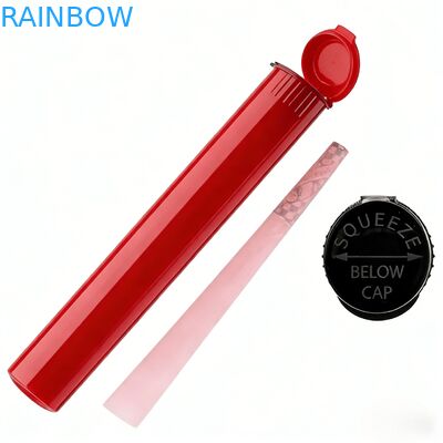 Customized Child Resistant Plastic Tube with Airtight Sealing and Customizable Printing for Cigar Pop Top Tubes