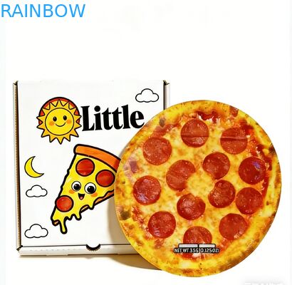 Custom Empty 7g 14g Mylar Bags With Pizza Box Die Cut Zip Lock Glossy Cali Packs Candy 3.5 Smell Proof Mylar Bags With Box Set