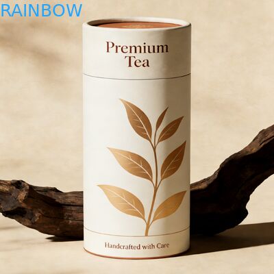 Imballaggi in cilindro biodegradabili e personalizzabili, ecologici, tubi e scatole di carta per imballaggi cosmetici e profumi sicuri per uso alimentare