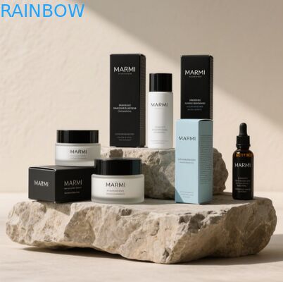 Scatola di profumo di lusso personalizzata con spessore di 350 g e stampa a caldo per confezioni regalo premium