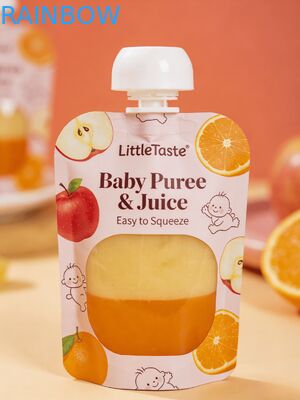 30 ml di sacchetto stampato su misura per bevande alimentari per il confezionamento di succhi e puree per bambini