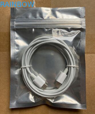 Sacchetti di plastica PE personalizzati per gioielli orecchini antiossidazione riciclabile unilaterale sacchetto di stoccaggio a cerniera trasparente