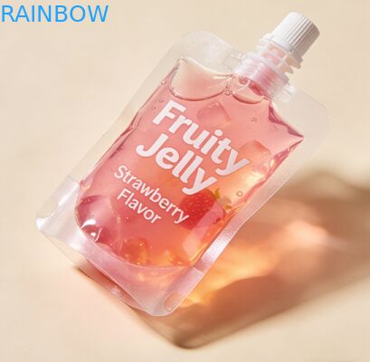 Sacchetto con beccuccio personalizzato da 30 ml per yogurt frullato, succo di frutta per bambini, sacchetto di plastica a forma di beccuccio per alimenti complementari per bambini