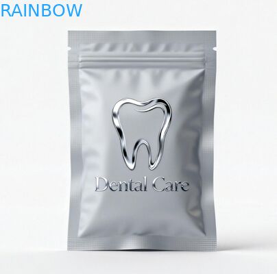 Sacchetto di imballaggio per l'allineatore ortodontico personalizzato con cerniera chiudibile e materiale alimentare in dimensioni personalizzabili