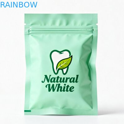 Sacchetto di imballaggio per l'allineatore ortodontico personalizzato con cerniera chiudibile e materiale alimentare in dimensioni personalizzabili