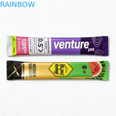 Bustina di polvere di collagene in polvere di tè al latte personalizzata 1g 3g 5g Bustina per alimenti con cerniera laminata in PET riciclabile termosaldabile