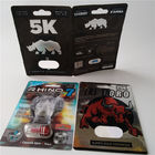 l'abitudine d'imballaggio del blister della carta 3D ha stampato il pacchetto della pillola del sesso di Jaguar 30000 di rinoceronte 7 della carta di carta