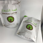 Di riserva biodegradabili di alta qualità 250g 500g 1kg stanno sulle borse del chicco di caffè con la valvola e la chiusura lampo
